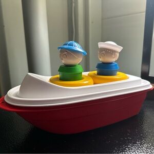 Vintage Tupperware Tuppertoys Toy Boat